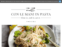 Tablet Screenshot of conlemaninpasta.com